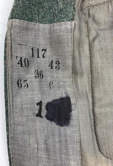 WaffenSS M43 wool combat tunic