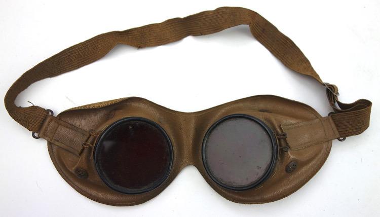 Wehrmacht Leather Dust Goggles