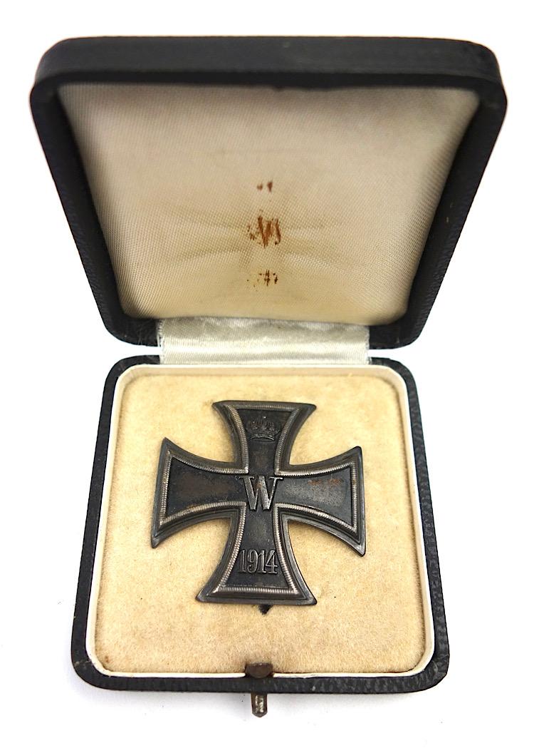 Iron Cross first class 1914 in Case