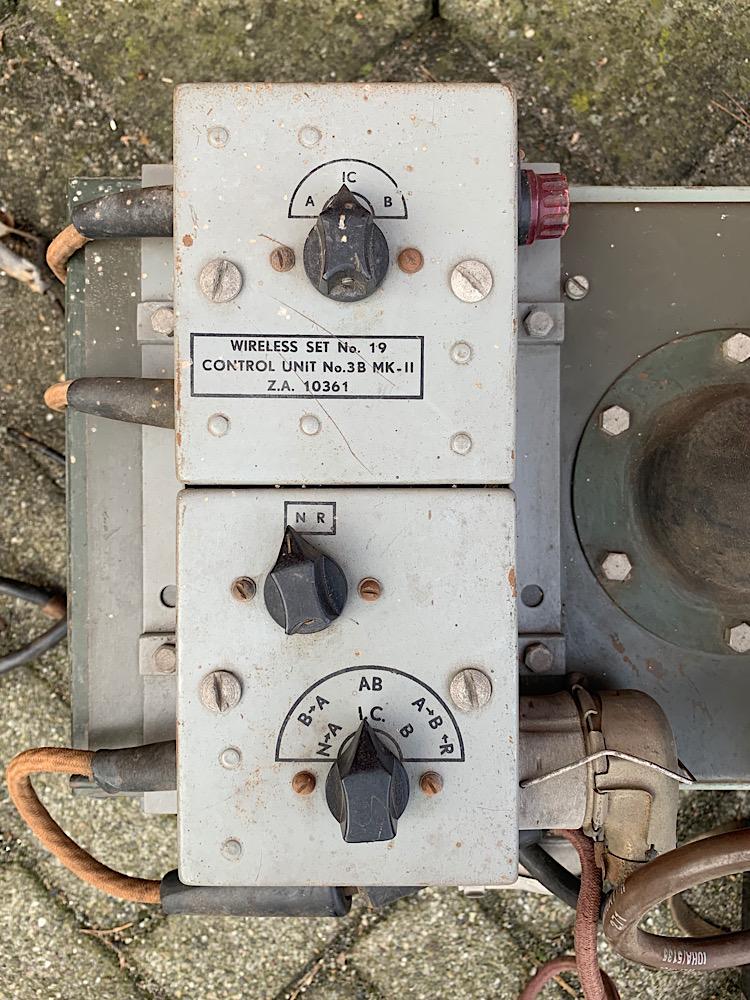 British WW2 Wireless 19 set from a Sherman Tank