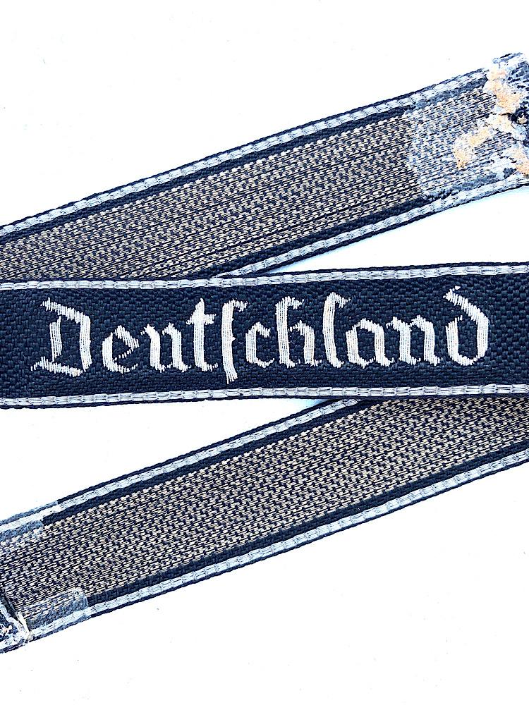 WaffenSS flatwire Regiment Deutschland cuff title