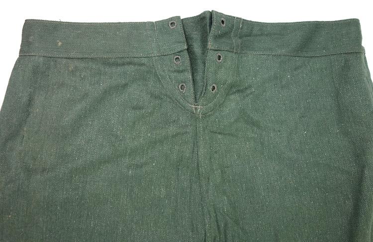 Kriegsmarine Costal Artillery Drillich (HBT) Trousers