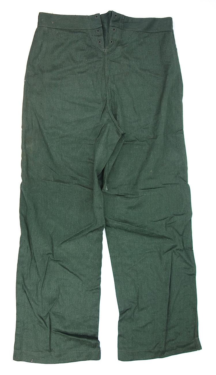 Kriegsmarine Costal Artillery Drillich (HBT) Trousers