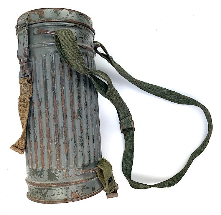 Wehrmacht M31 Gasmasker in Grey camo Cannister