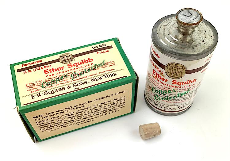 US WW2 Medical Ether Squibb