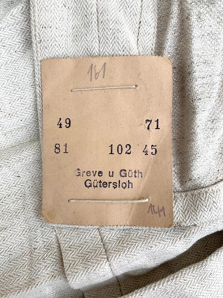 Kriegsmarine Drillich (HBT) Work Tunic