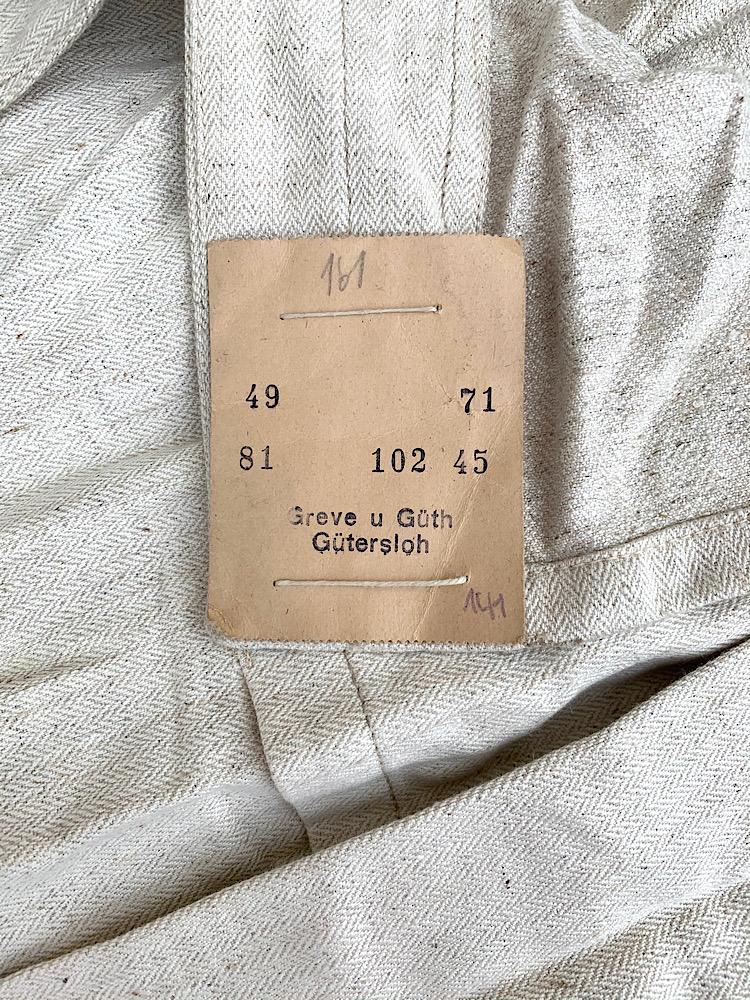 Kriegsmarine Drillich (HBT) Work Tunic