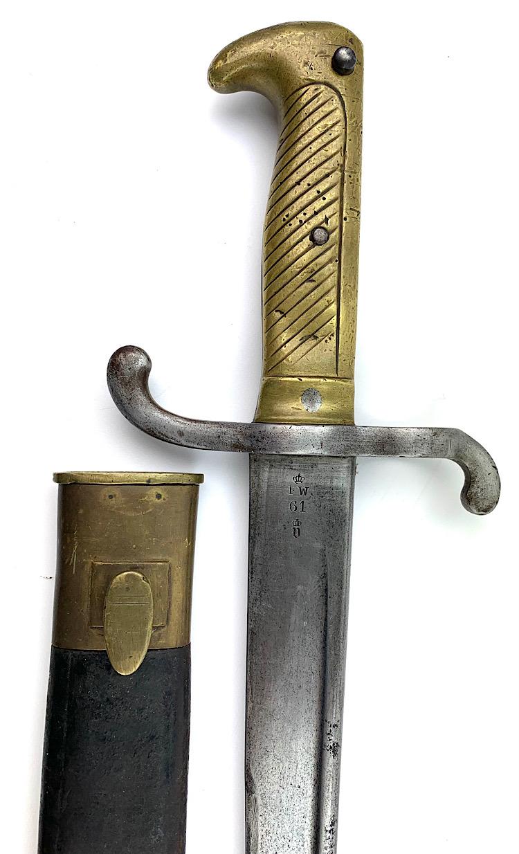 German WW1 Model 1860 Navy Fuselier Bajonet