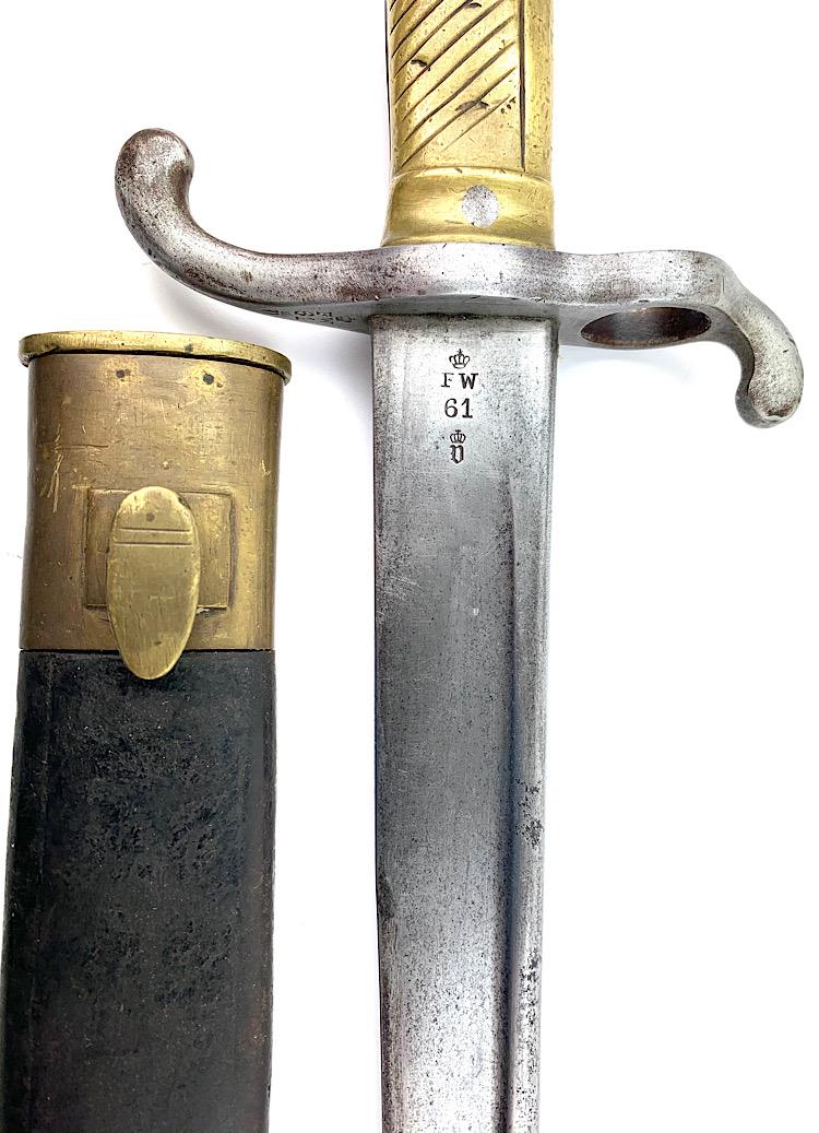 German WW1 Model 1860 Navy Fuselier Bajonet