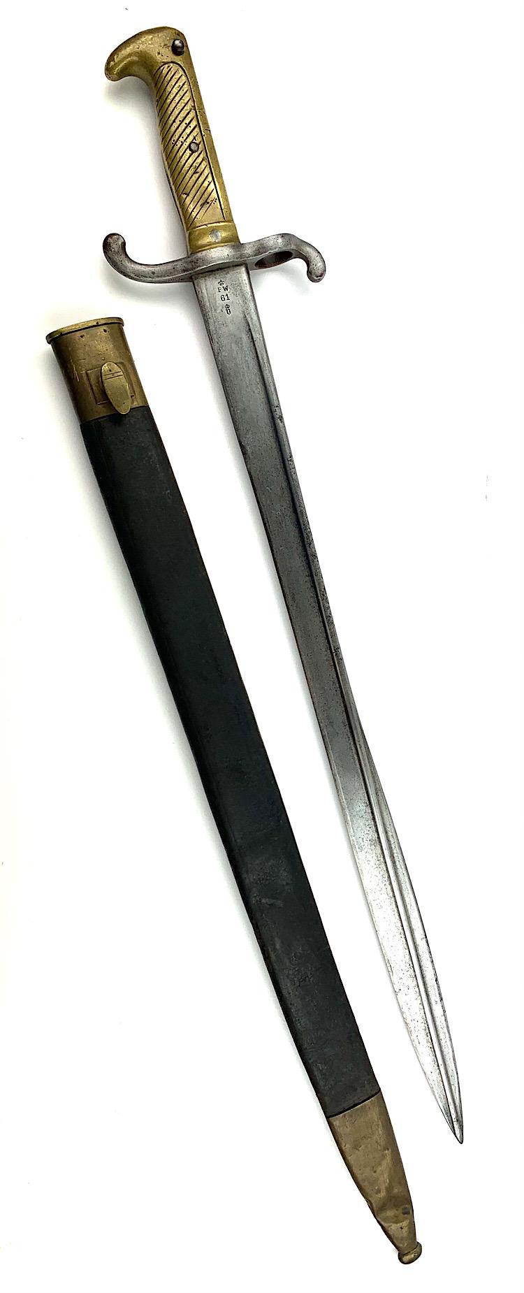 German WW1 Model 1860 Navy Fuselier Bajonet