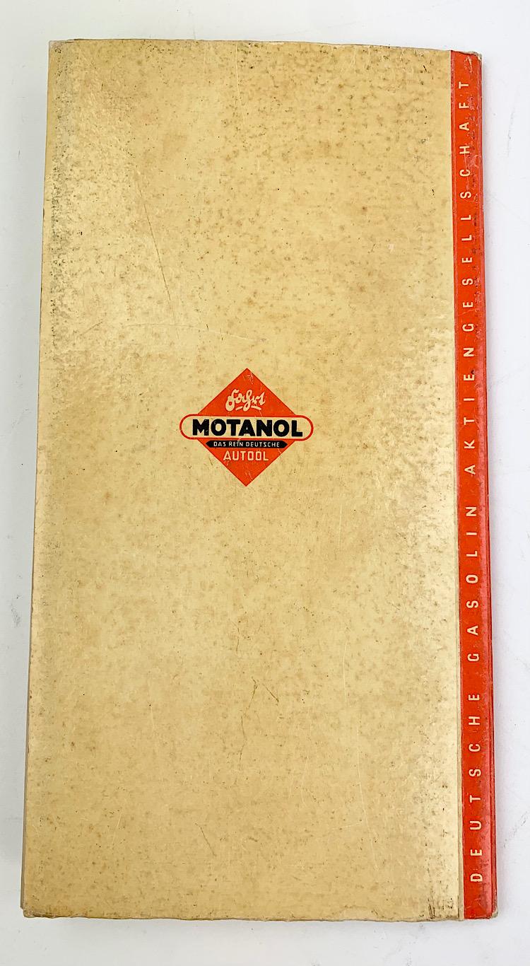 Leuna Zapfstellen Atlas 1938 (Gasstation Road Map)