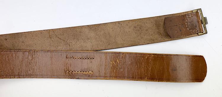 Luftwaffe light Brown leather combat Belt