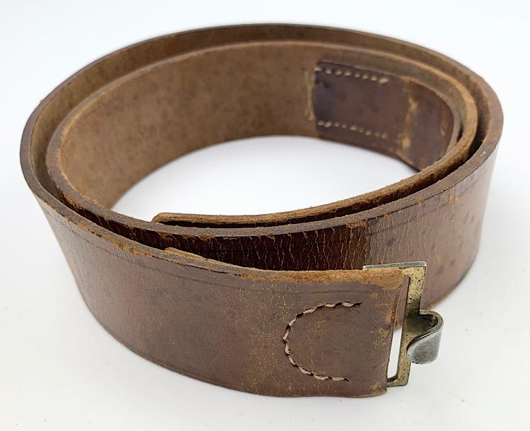 Luftwaffe light Brown leather combat Belt