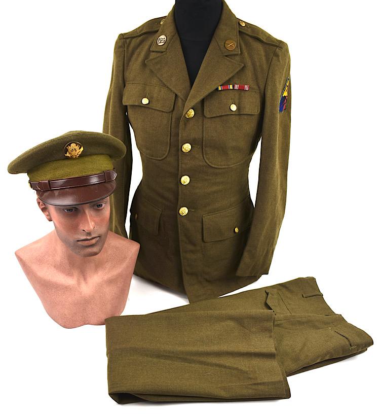 US WW2 Class A Tunic 3th Armored Division