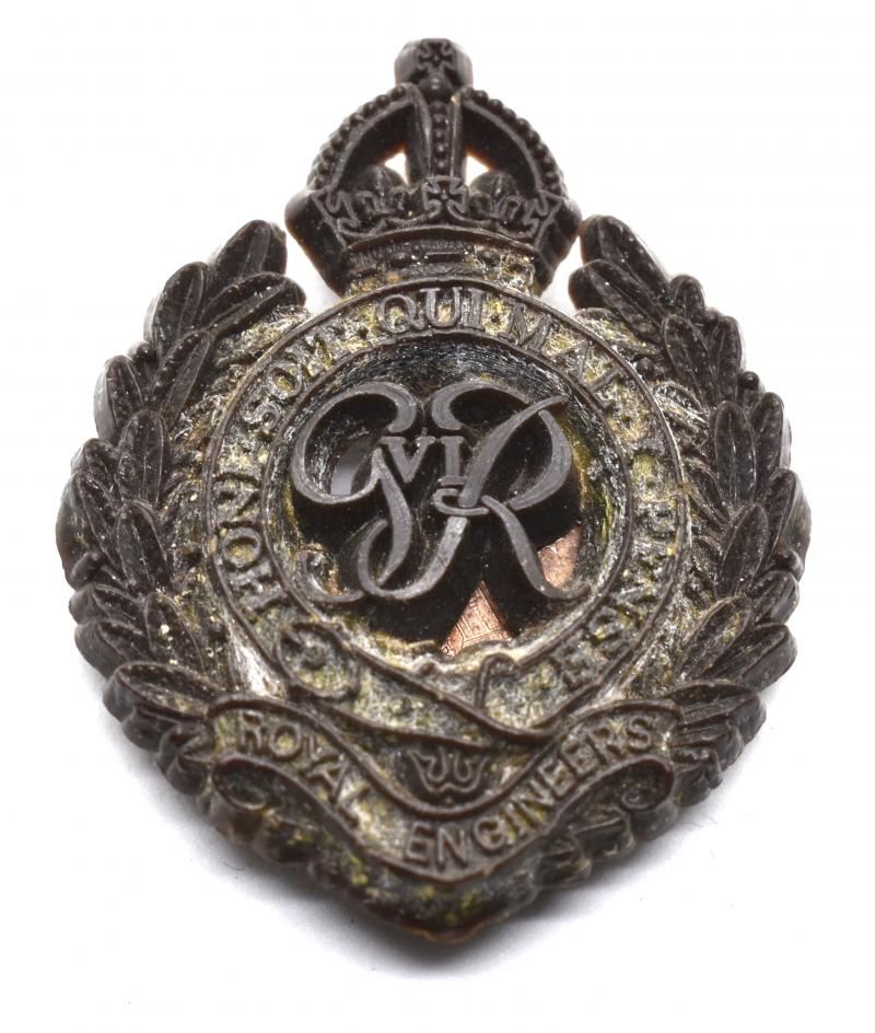 British WW2 Royal Engineers Cap Badge