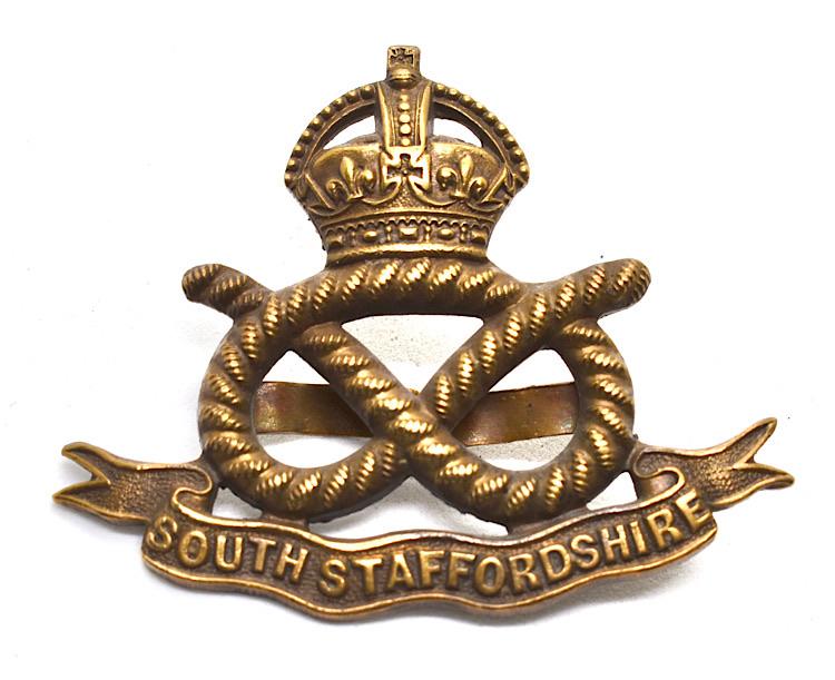 British WW2 South Staffordshire Cap Badge