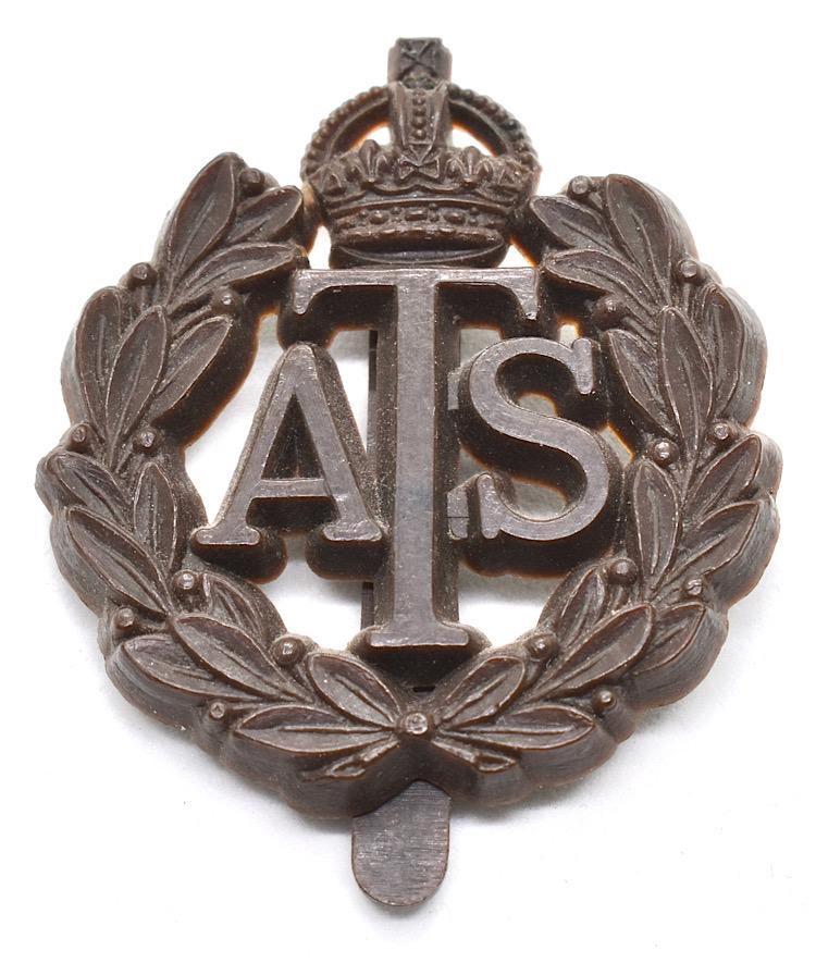 British WW2 ATS cap Badge
