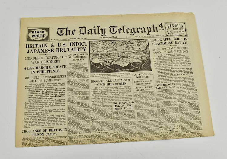 British WW2 Daily Telegraph Newspaper