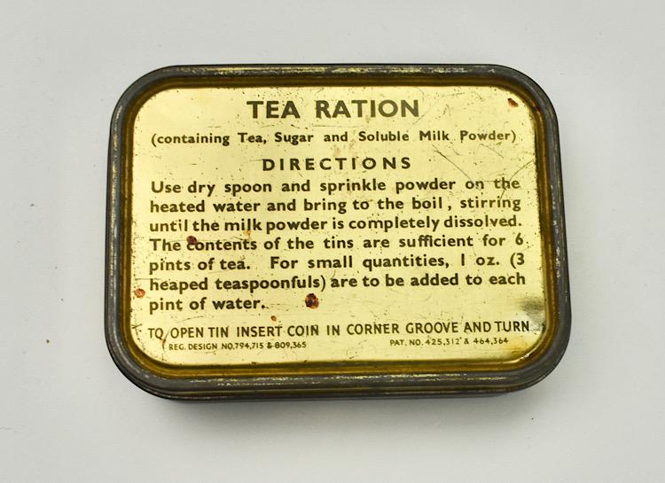 US/British WW2 metal can Field Ration Thee