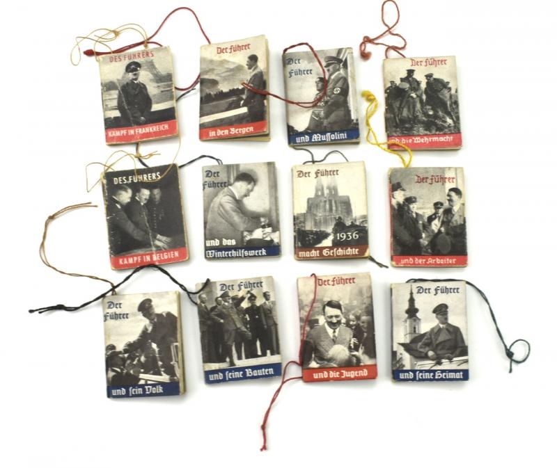 12 Adolf Hitler WHW Winterhilfs Werk Booklets