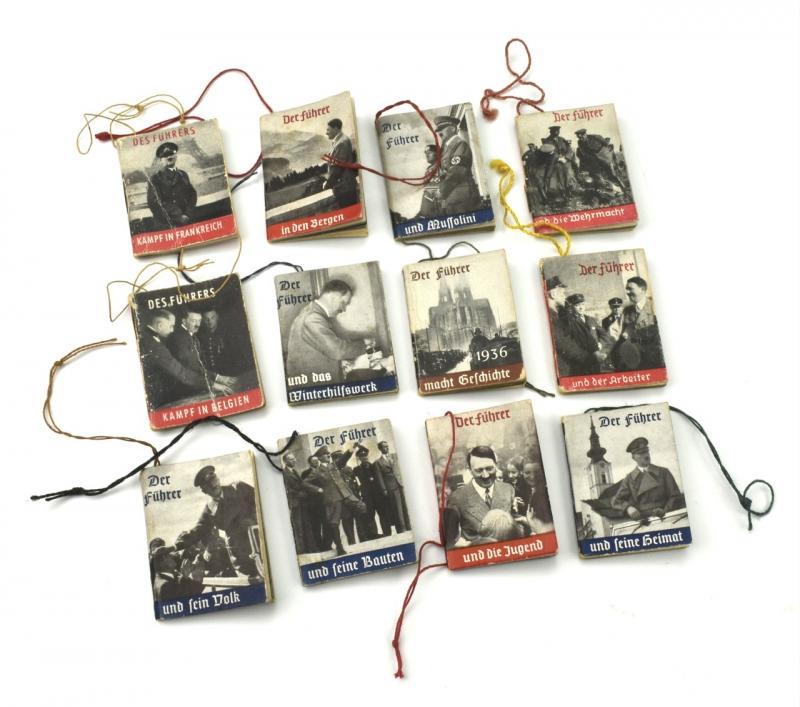 12 Adolf Hitler WHW Winterhilfs Werk Booklets