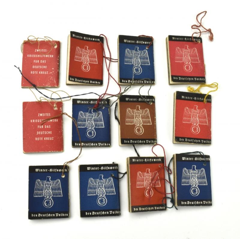 12 Adolf Hitler WHW Winterhilfs Werk Booklets