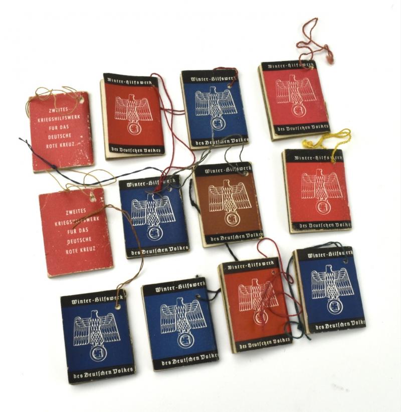 12 Adolf Hitler WHW Winterhilfs Werk Booklets
