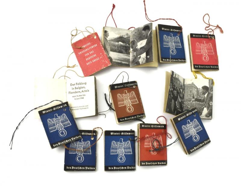 12 Adolf Hitler WHW Winterhilfs Werk Booklets