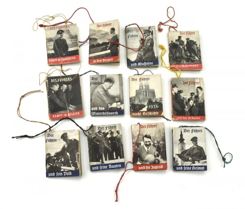 12 Adolf Hitler WHW Winterhilfs Werk Booklets
