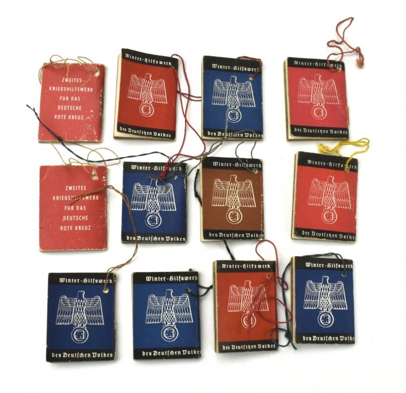 12 Adolf Hitler WHW Winterhilfs Werk Booklets