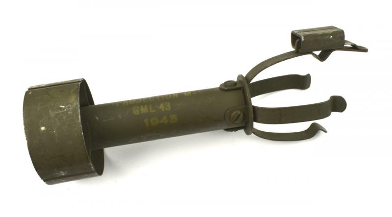 US WW2 Rifle Grenade Rocket Tail  to use a Pineapple Grenade