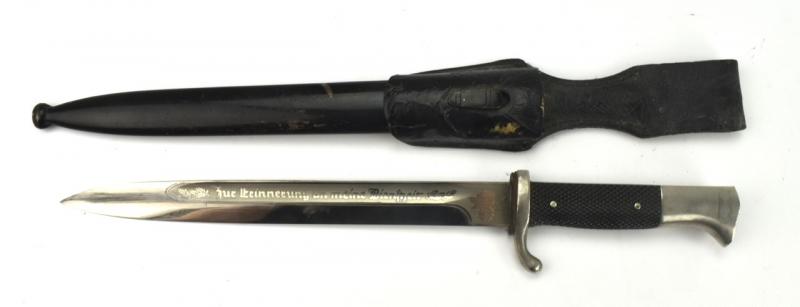 Wehrmacht Dress Bajonet with engraving