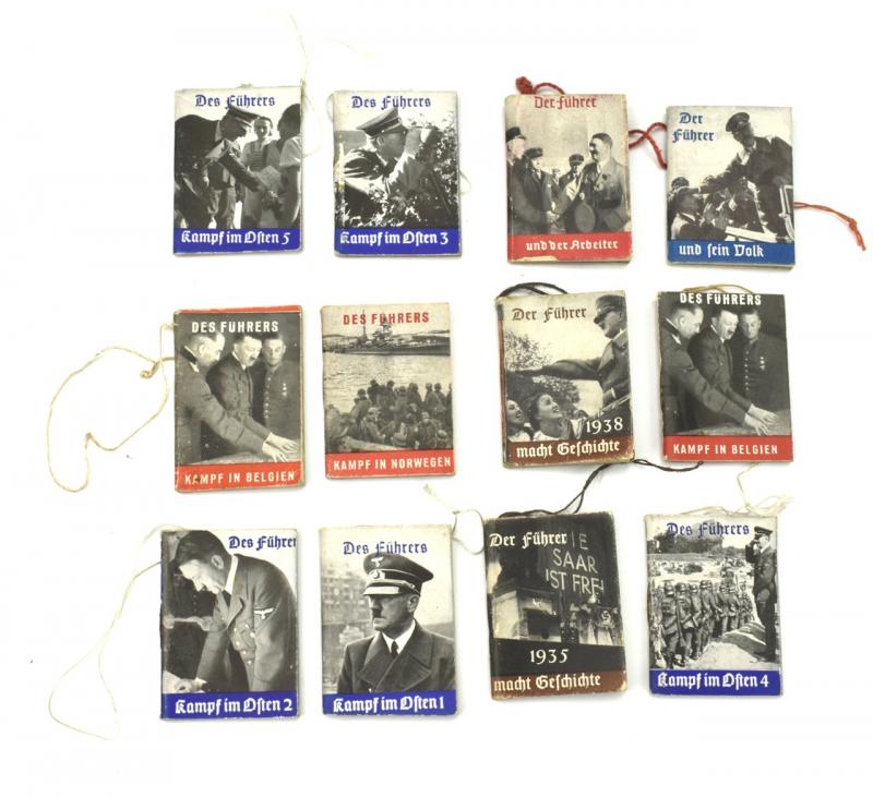 12 Adolf Hitler WHW Winterhilfs Werk Booklets