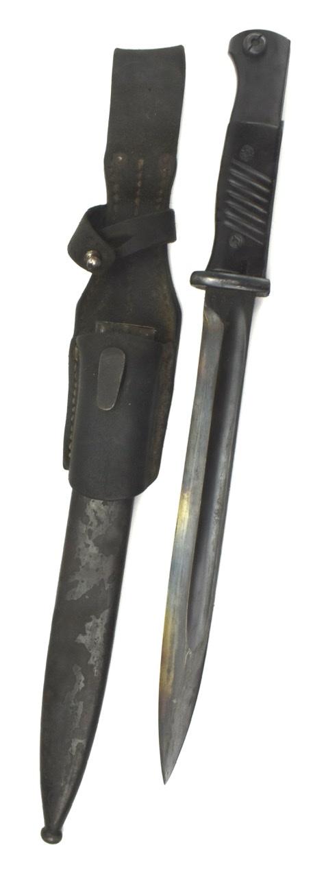 K98 Bajonet with leather Bajonet Frog