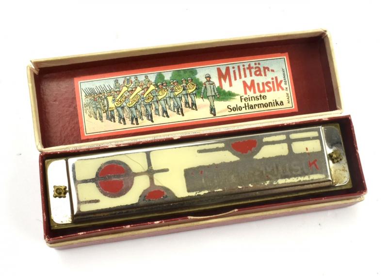 Wehrmacht Harmonica In original carton Case