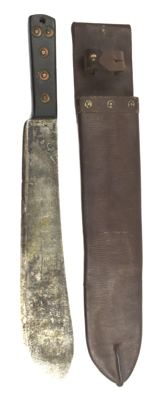 British WW2 Machete in leather Cover