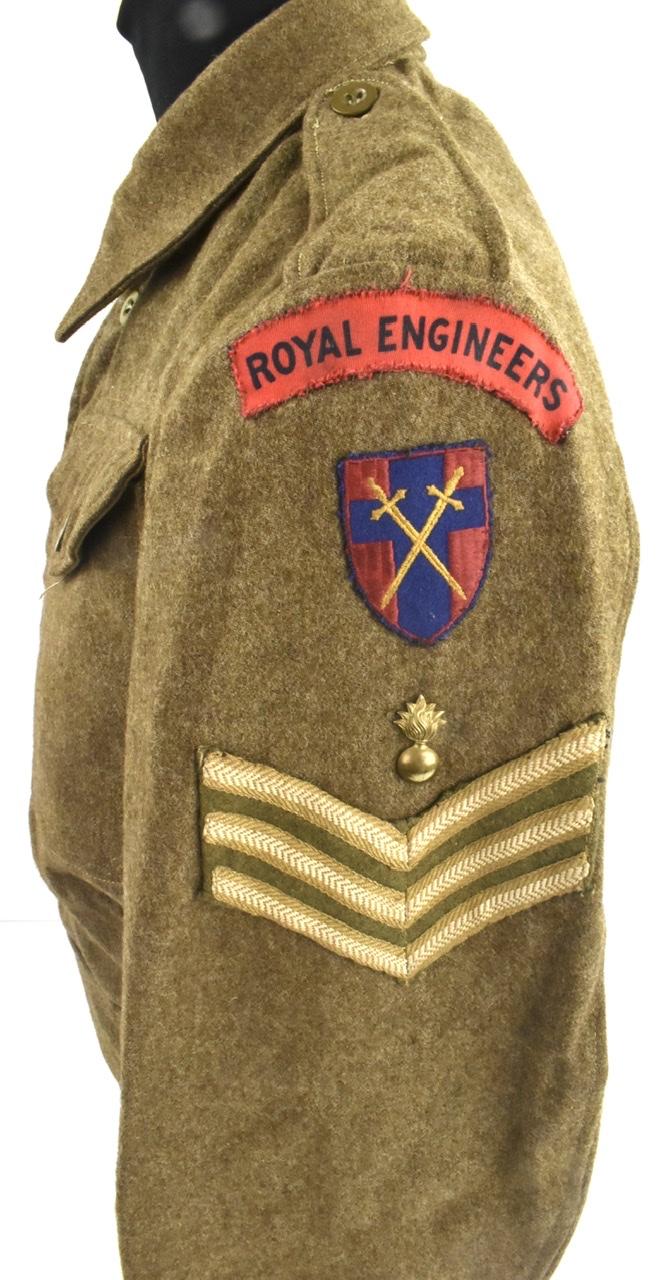 IMCS Militaria British WW2 Royal Engineers Uniform Grouping