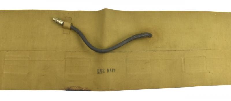 IMCS Militaria | US WW2 Navy Inflatable Rubber Canvas Life Belt