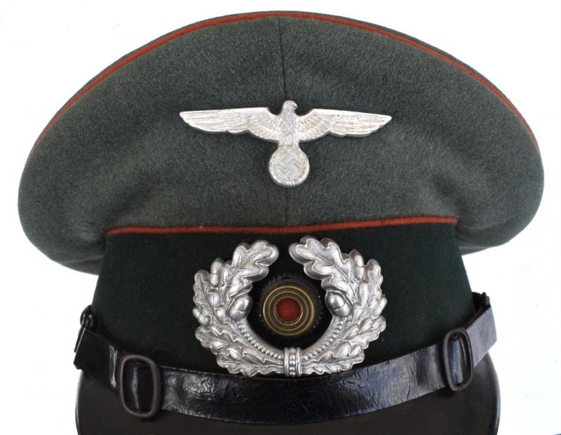 Wehrmacht Artillery NCO Visor Cap
