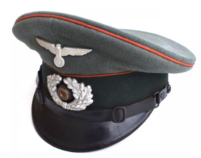 Wehrmacht Artillery NCO Visor Cap
