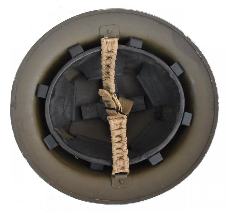 Canadian WW2 Helmet with British decal