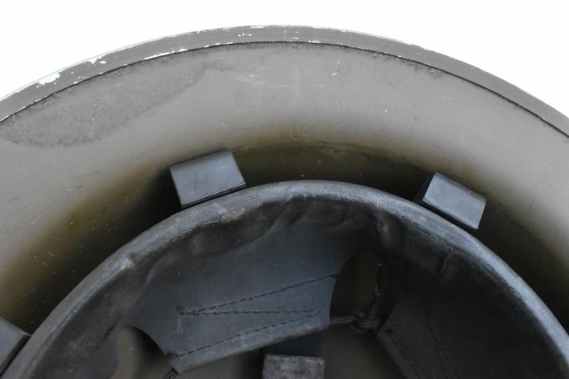 Canadian WW2 Helmet with British decal