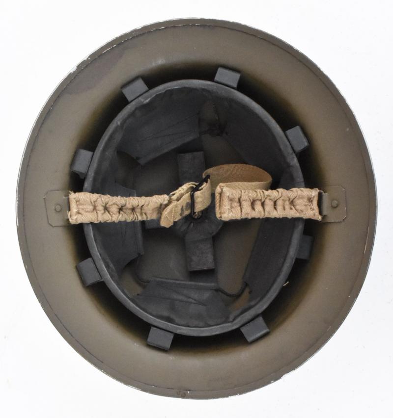 Canadian WW2 Helmet with British decal