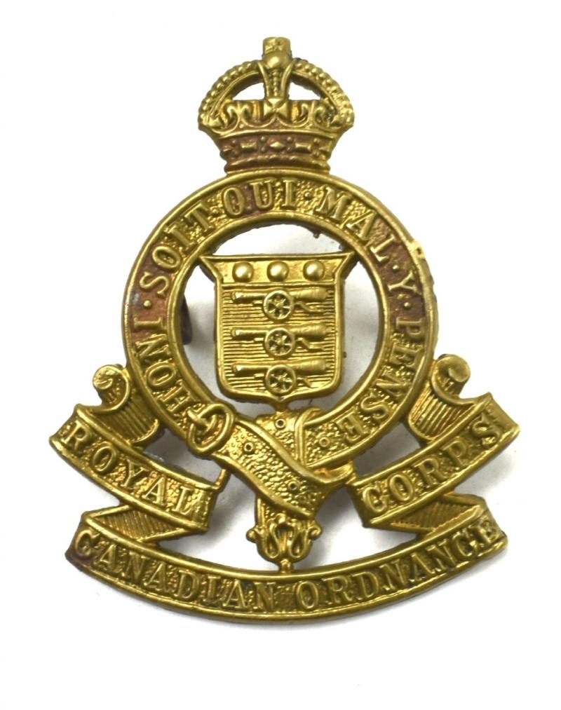 Royal Canadian Ordnance Corps cap Badge