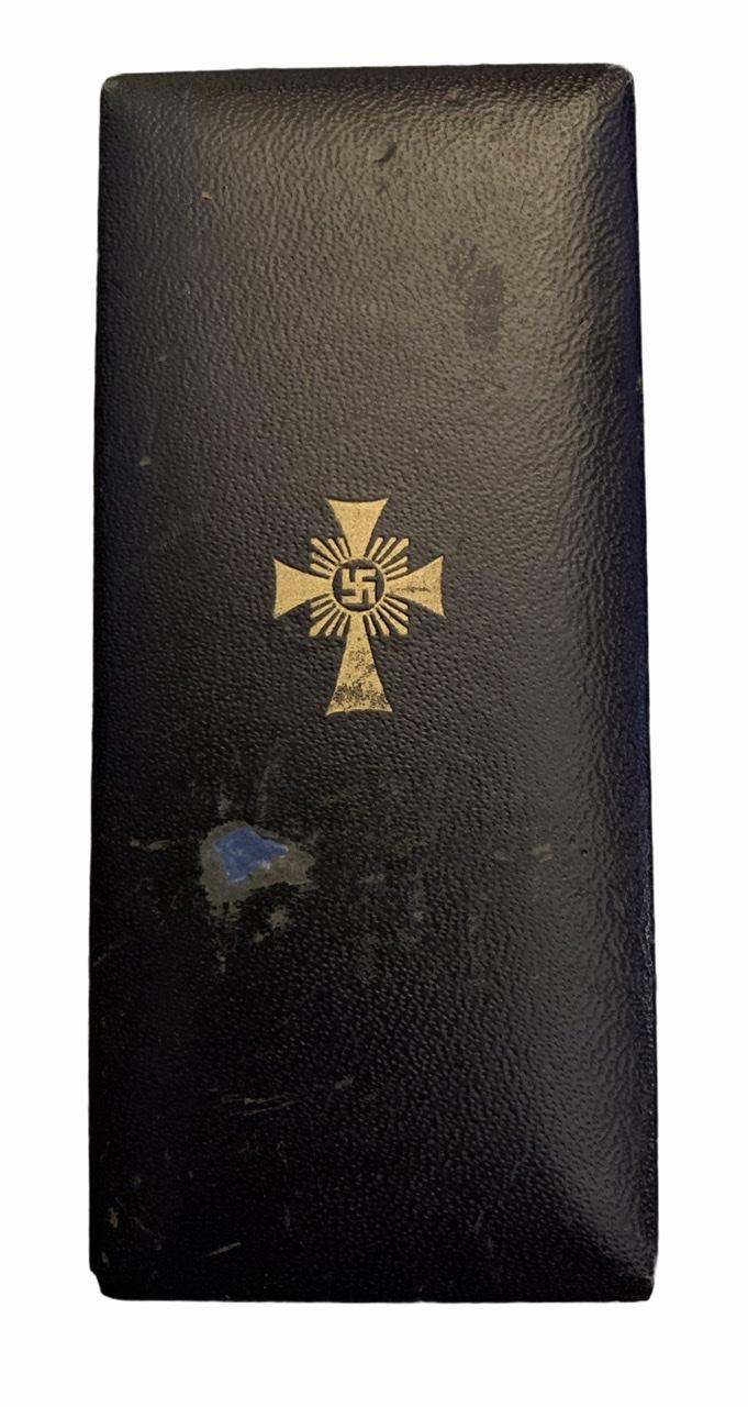 Mother Cross in Gold in Case