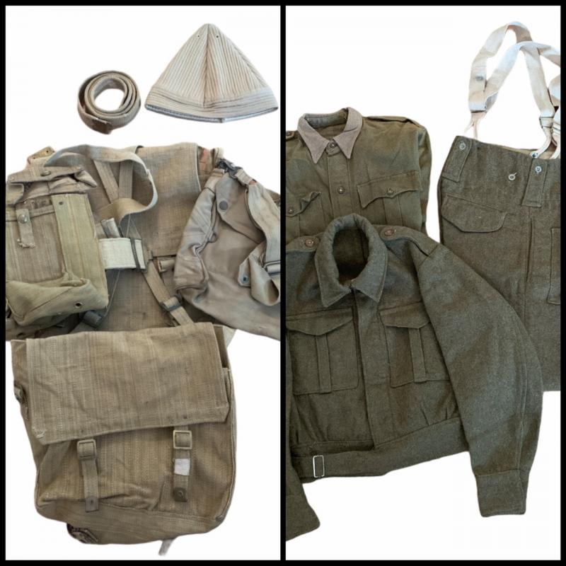 British Indian made Battle Dress and combat Gear
