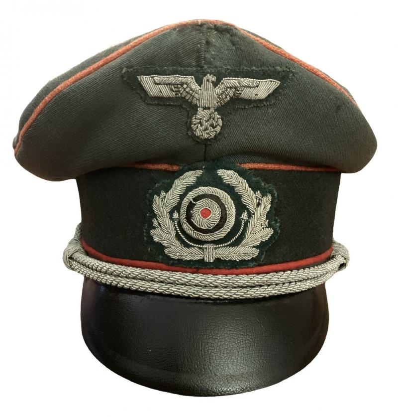 Wehrmacht Artillery Officers Visor Cap