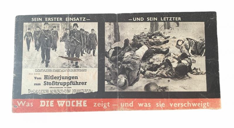 Allied Artillery to Germans Propaganda Flyer