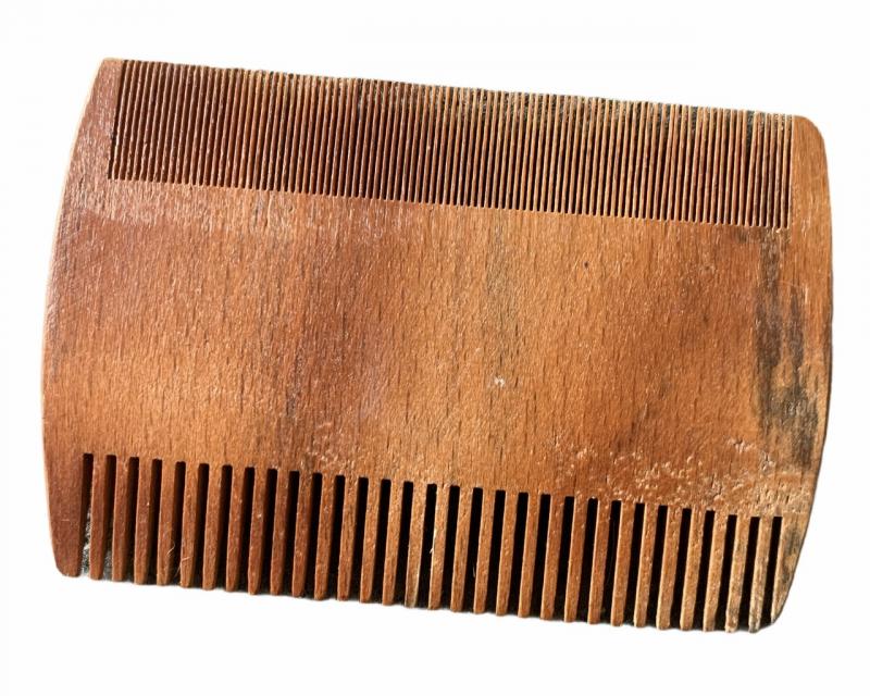 IMCS Militaria Wehrmacht Wooden Lice Comb