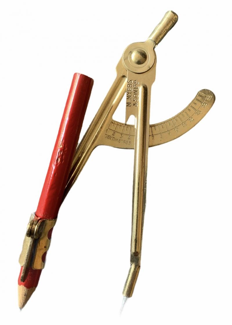 British WW2 Mapcase Measuring Device